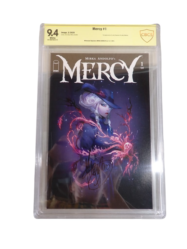 9.4 CBCS Graded Comic Signed by Mirka Andolfo Mirka Andolfo's Mercy (1 of 3)
