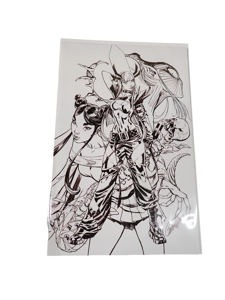 Magik, Vol. 2 2nd Printing J. Scott Campbell Incentive B&W Variant (1:25) Comic Book (1 of 1)