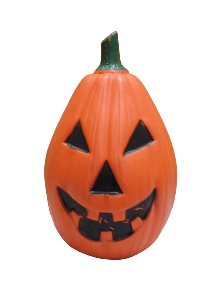 Vintage Blow Mold Jack O Lantern Pumpkin Halloween Decoration (1 of 5)