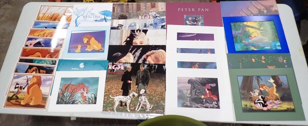 Walt Disney Prints, Etc Lot incl The Lion King, Bambi, Peter Pan, The Jungle Book, 101 Dalmatians, e (1 of 8)