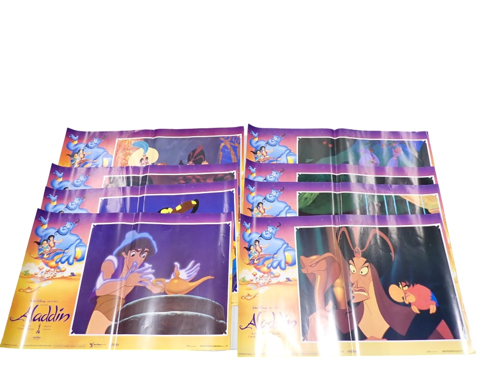 Walt Disney Pictures Aladdin Lobby Cards or Posters Lot (1 of 11)