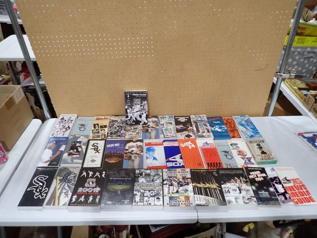 Sports Ephemera incl Chicago White Sox Media Guides, Media Fact Books, etc (1 of 13)