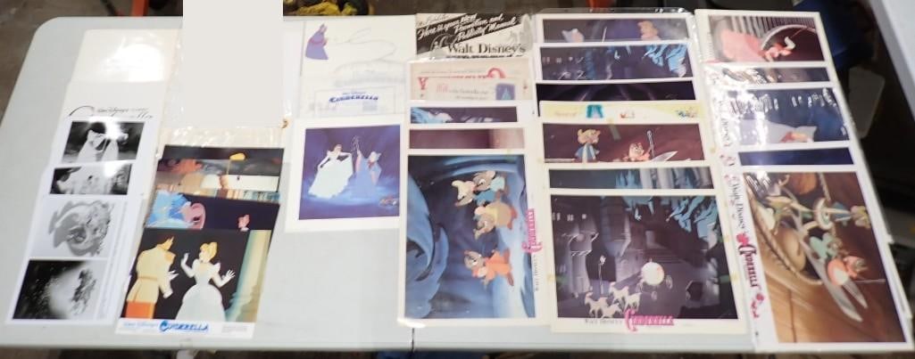 Walt Disney Lot including Cinderella Prints - lots of them (1 of 8)