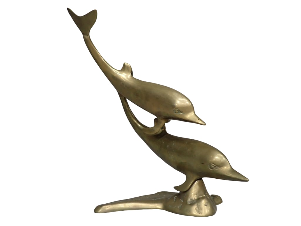 Brass Dolphin Sculpture or Figure (1 of 7)