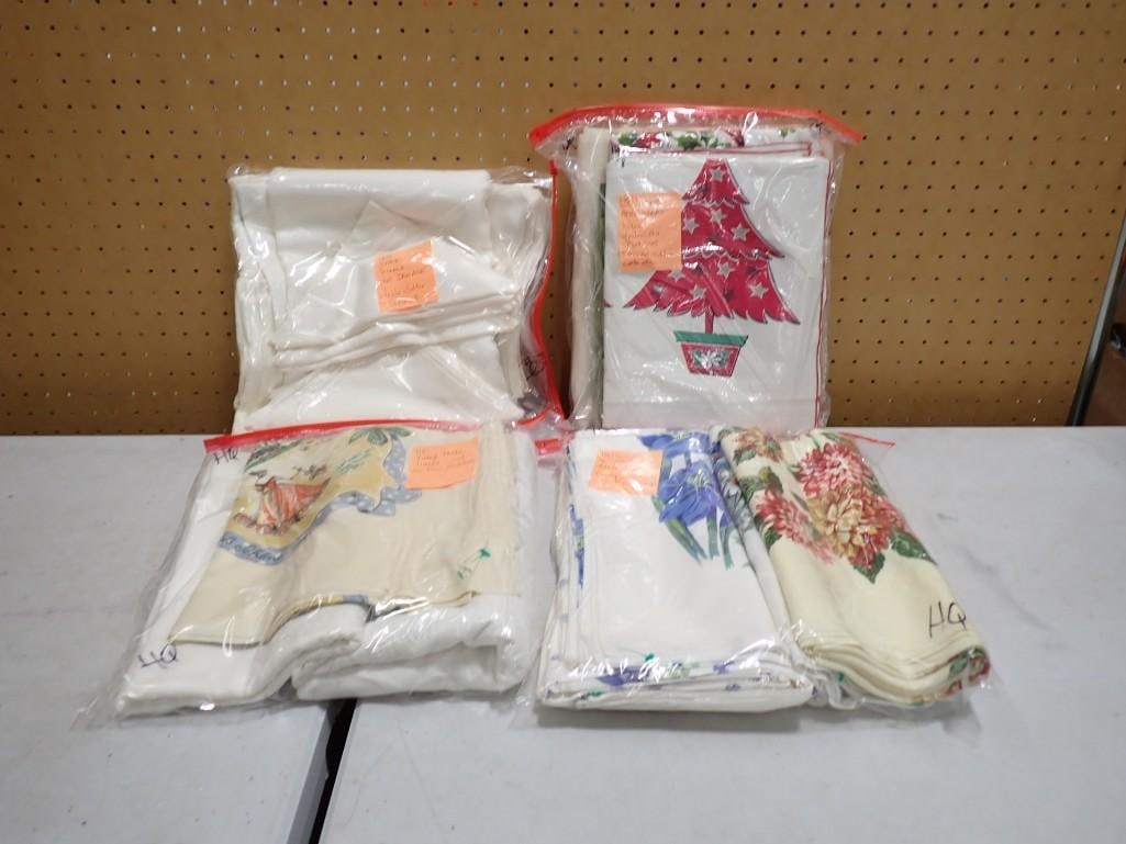 Tablecloth and Linen, etc.  Lot including Christmas, Damask , Runners, Europe, Austria, Germany, etc (1 of 7)