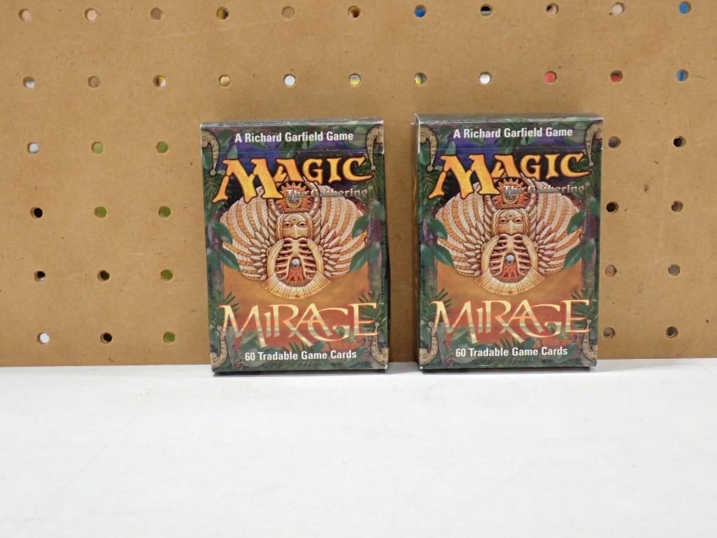 Two packs of Magic the Gathering Mirage Trading Game Cards (1 of 3)