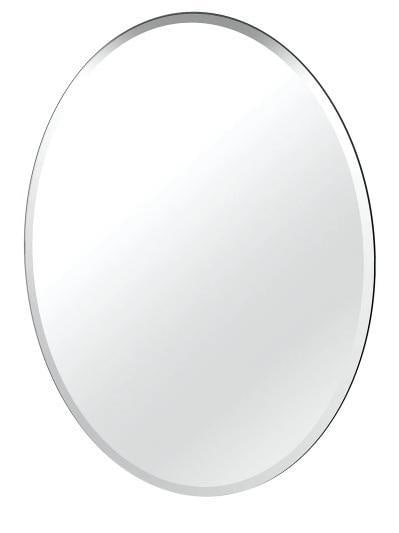 New in Box Gatco Flush Mount 32" Frameless Oval Mirror # 1801 (1 of 2)