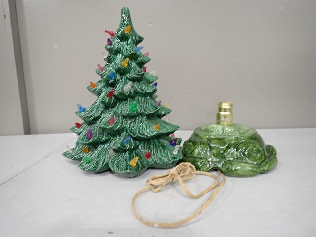 Light Up Ceramic Christmas Tree - Needs a Light Bulb (1 of 12)