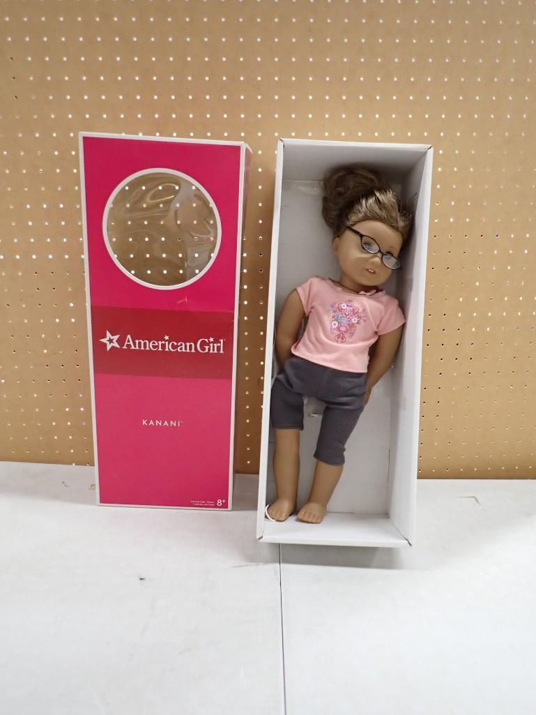 American Girl Doll Kanani with Box: American Girl Doll Kanani with Box All pictures are considered part of the description and should be examined carefully by bidders. Live Auctioneers is now offering Live Shipping through them. T