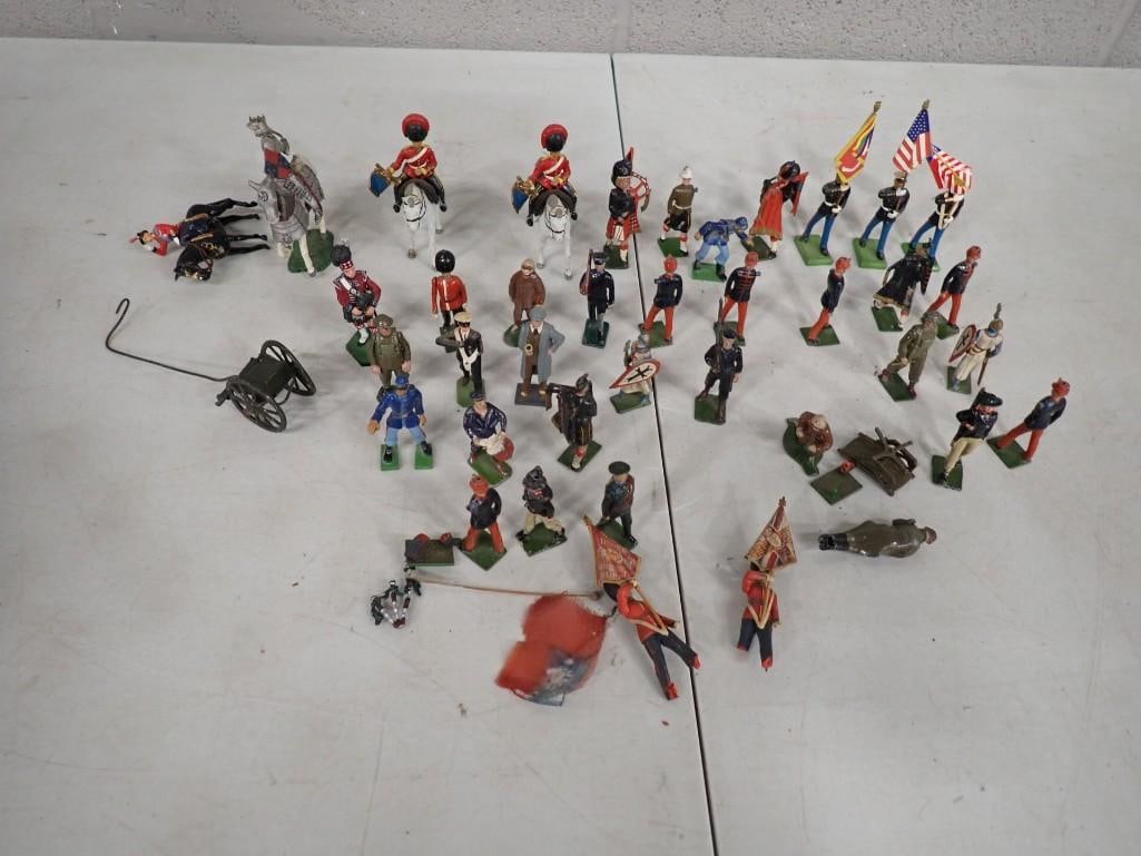 Assorted Toy Soldiers including US, British, accessories, etc. (1 of 12)