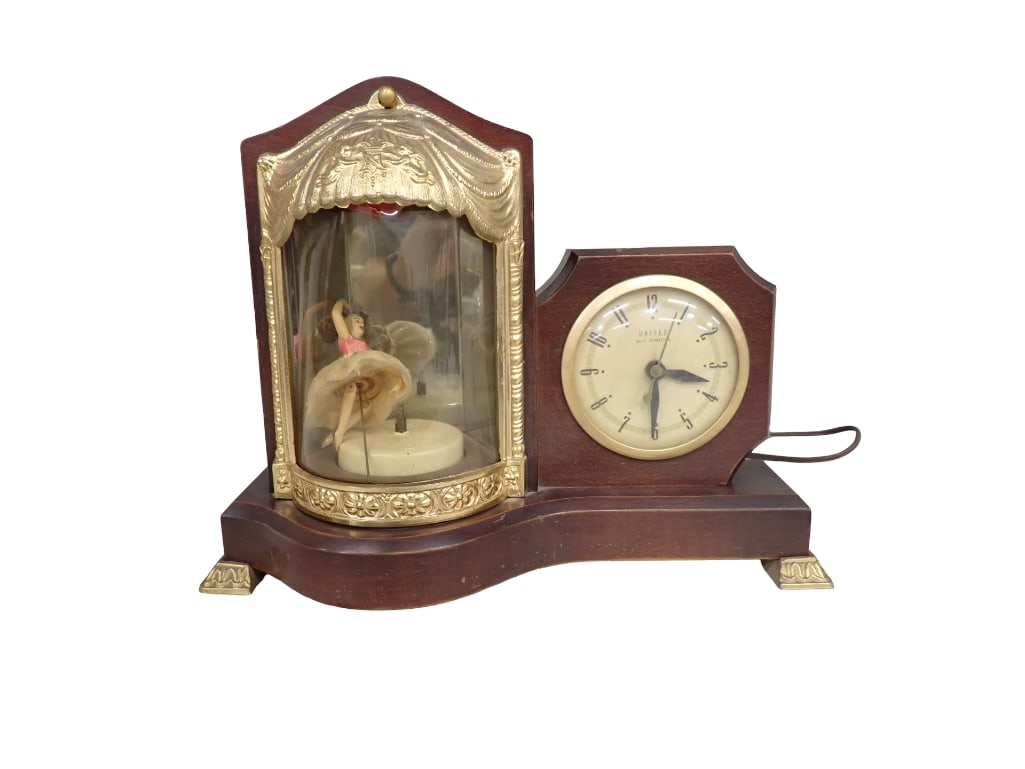 Vintage United Self Starting Clock with Music Box Works (1 of 12)