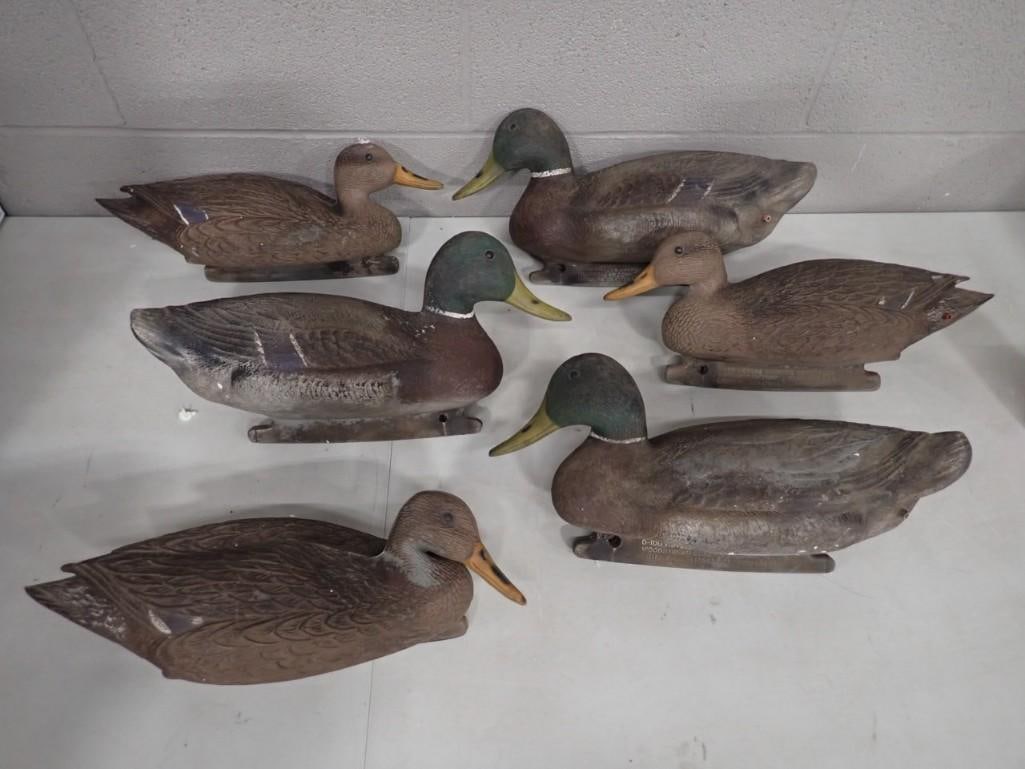 Duck Decoy Lot - Victor Oversize Duck Decoy: Duck Decoy Lot - Victor Oversize Duck Decoy All pictures are considered part of the description and should be examined carefully by bidders. Live Auctioneers is now offering Live Shipping through them