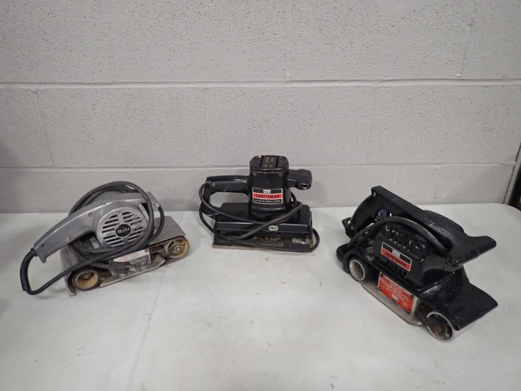 Power Tool Lot including Sears Belt Sanders (1 of 6)