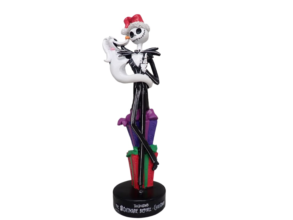 12 Inch Jack Skellington and Zero Nightmare Before Christmas Figure: 12 Inch Jack Skellington and Zero Nightmare Before Christmas Figure All pictures are considered part of the description and should be examined carefully by bidders. Live Auctioneers is now offering Li