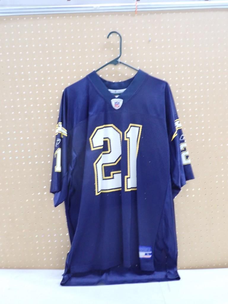 LaDainian Tomlinson San Diego Chargers Football Jersey Size L: LaDainian Tomlinson San Diego Chargers Football Jersey Size L All pictures are considered part of the description and should be examined carefully by bidders. Live Auctioneers is now offering Live Shi