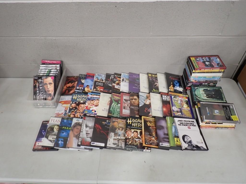 Large Lot of DVDs including Matrix, Hogans Heros, Paul McCartney, In A Lonely Place, Streisand, (1 of 12)