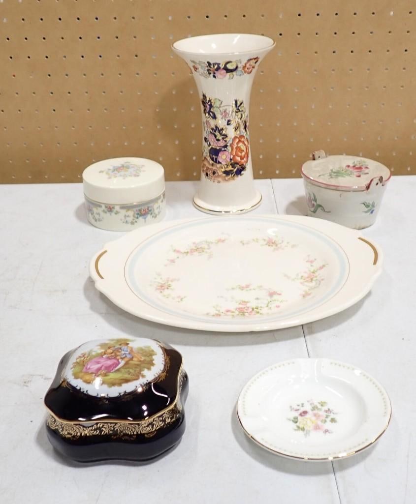 Ceramic / China Lot etc. including Wedgwood, Limoges, Royal Doulton, etc. (1 of 16)