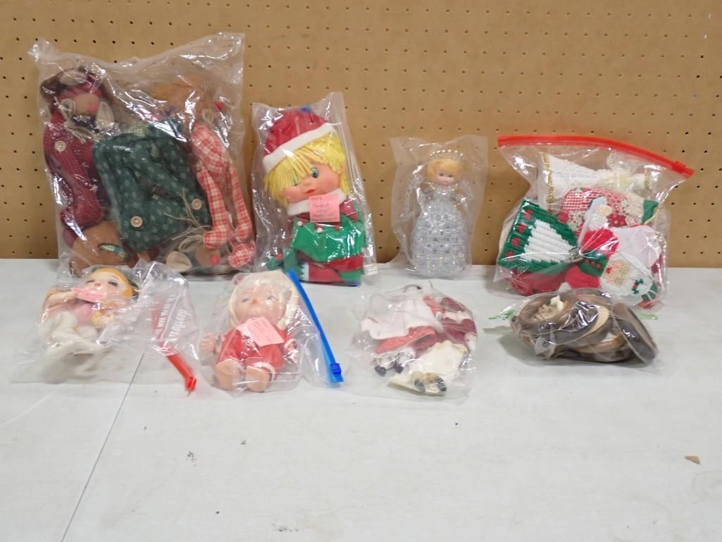 Vintage Christmas incl Lillian Vernon Primitive Style Ornaments, Handmade Ornaments, (1 of 6)