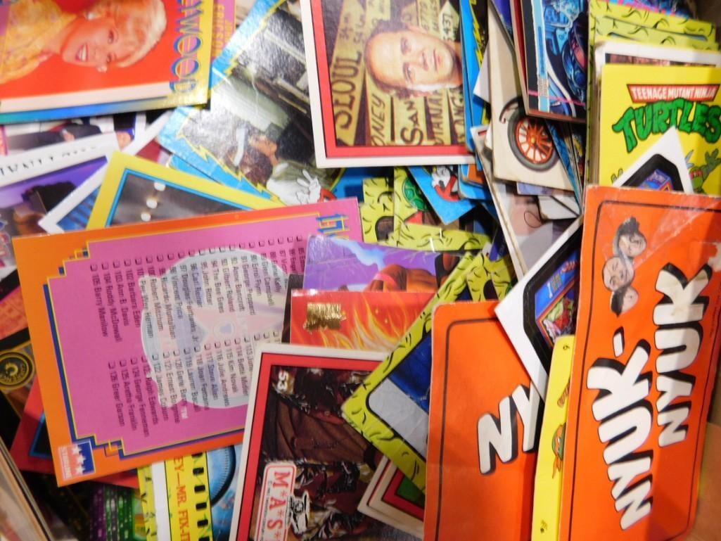 Lot of Asst Trading Cards incl The Three Stooges, TMNT Teenage Mutant Ninja Turtles, Mork & Mindy,: Lot of Asst Trading Cards incl The Three Stooges, TMNT Teenage Mutant Ninja Turtles, Political, Mork & Mindy, etc All pictures are considered part of the description and should be examined carefu