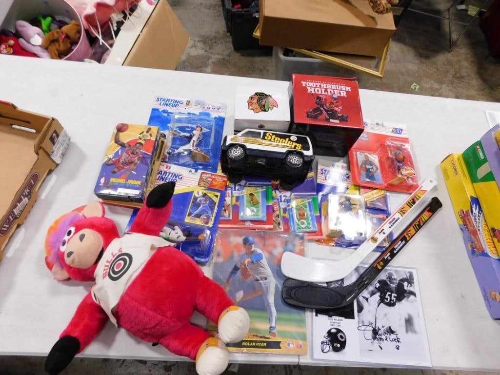 Sports Lot incl Benny the Photo Signed Otis Wilson - No COA, Pittsburgh Steelers Tonka Van (1 of 5)