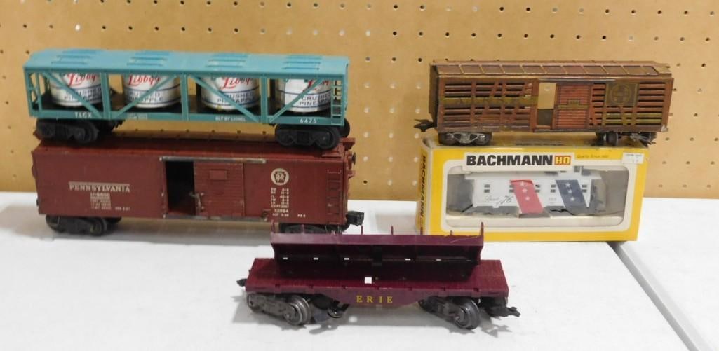 Lot of Model Trains including O Scale, Bachmann HO, Erie, Pennsylvania, Libby's, etc (1 of 5)