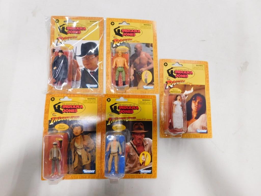 Retro Hasbro Indiana Jones Action Figures New in Package incl Raiders of the Lost Arc & Temple of: Retro Hasbro Indiana Jones Action Figures New in Package incl Raiders of the Lost Arc & Temple of Doom All pictures are considered part of the description and should be examined carefully by bidders.