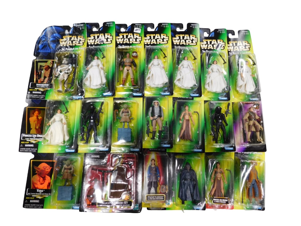 Lot of Star Wars Action Figures New in Package incl Yoda, Princess Leia Organa, etc (1 of 3)