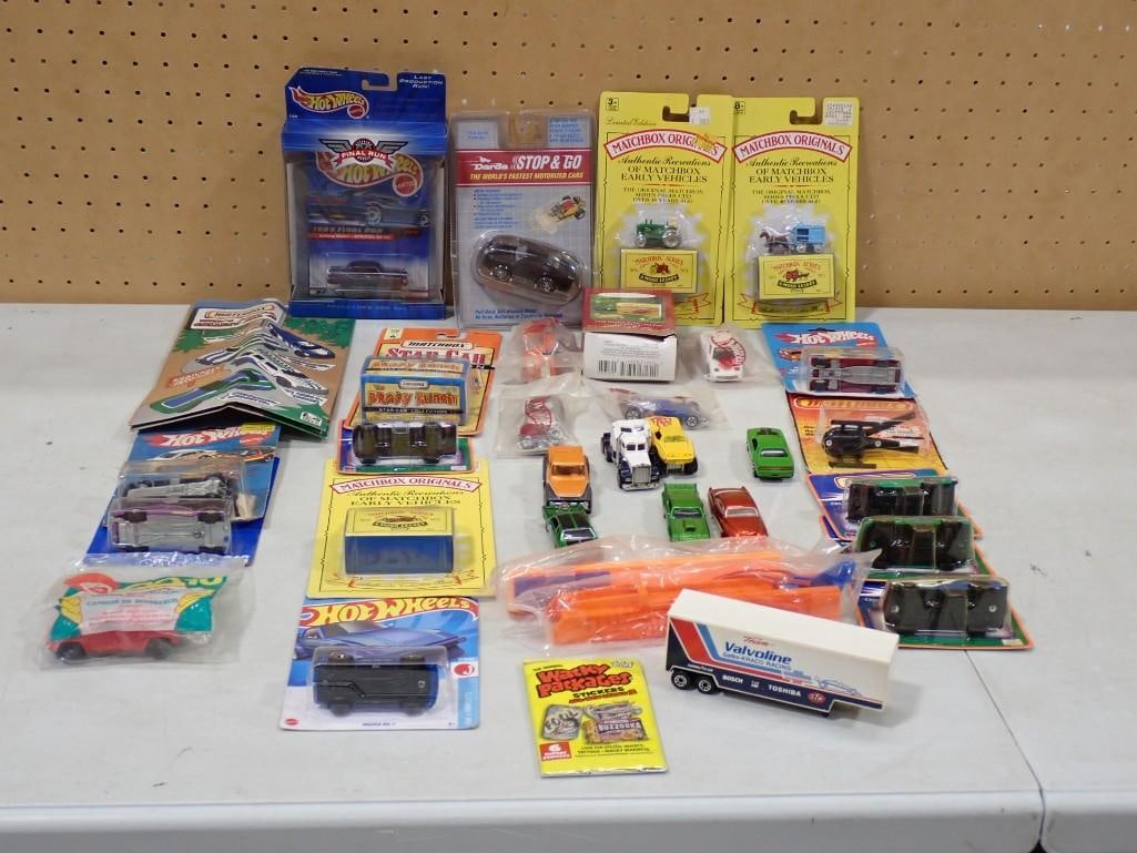 Toy Car Lot etc. Including New in Package, Hot Wheels, Matchbox, Wacky Packages, McDonald's, etc.: Toy Car Lot etc. Including New in Package, Hot Wheels, Matchbox, Wacky Packages, McDonald's, etc. All pictures are considered part of the description and should be examined carefully by bidders. L
