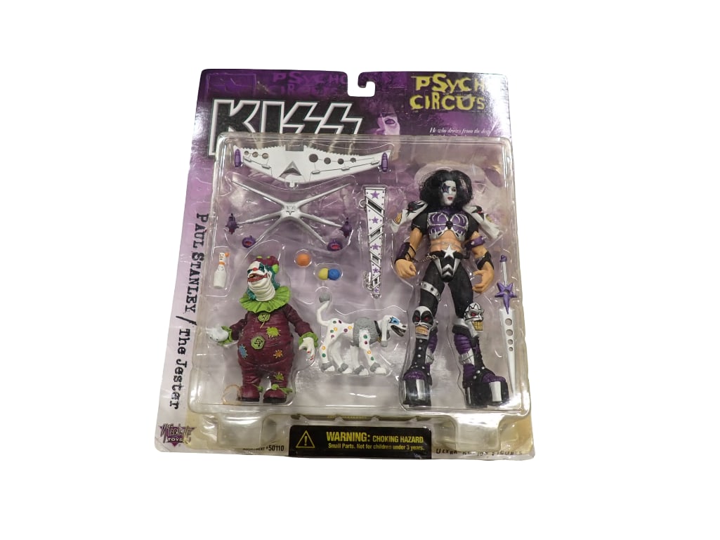 KISS Psycho Circus Action Figures New in Package: KISS Psycho Circus Action Figures New in Package All pictures are considered part of the description and should be examined carefully by bidders. Live Auctioneers is now offering Live Shipping throu