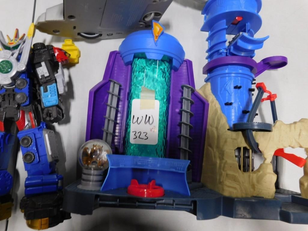 Toy Lot including Power Rangers Beast Morpher, Fisher Price, Command Center (1 of 5)