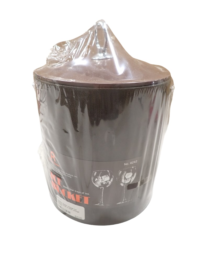 Vintage Rubber Queen Ice Bucket New Sealed: Vintage Rubber Queen Ice Bucket New Sealed All pictures are considered part of the description and should be examined carefully by bidders. Live Auctioneers is now offering Live Shipping through the
