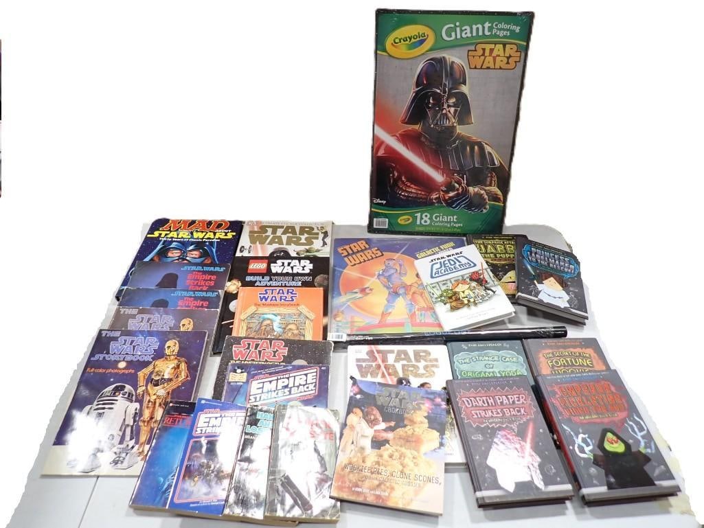 Star Wars Book Lot etc. including Story Books, Mad Magazine, Empire Strikes Back, Cookbook, Color (1 of 15)