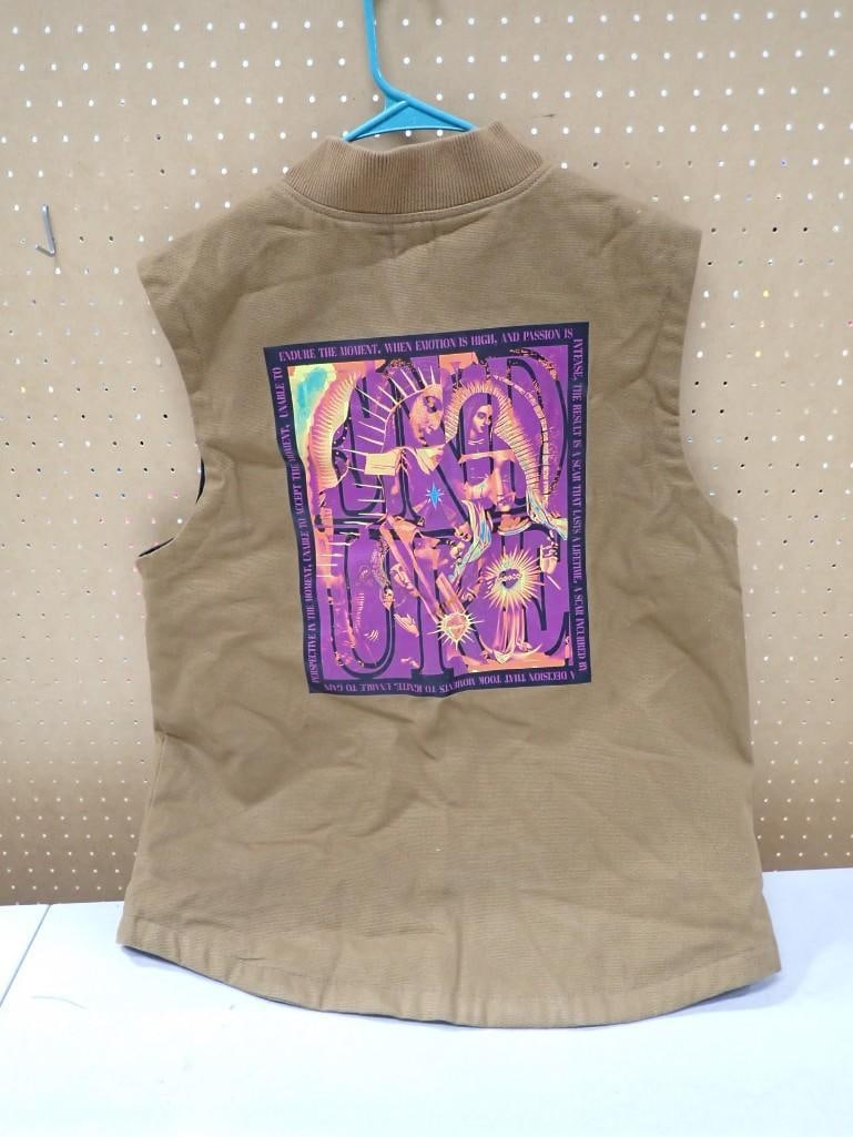 Above All You must Endure Sleeveless Vest - possibly from a spiritual band: Above All You must Endure Sleeveless Vest - possibly from a spiritual band All pictures are considered part of the description and should be examined carefully by bidders. Live Auctioneers is now offe