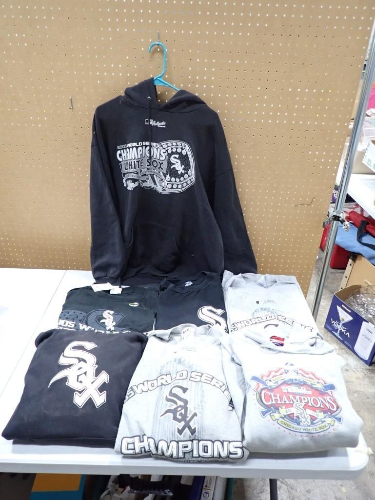 Chicago White Sox T-Shirt and Sweatshirt Lot including 2005 Baseball World Series Champions (1 of 14)