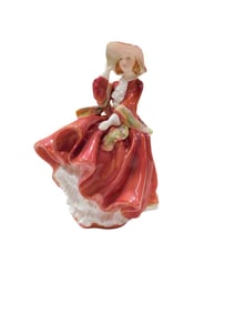 Royal Doulton Porcelain Lady Figurine; Top o' The Hill HN1834 Height: 7.5"