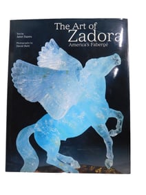 Signed "The Art of Zadora America's Faberge" by Janet Zapata and David Behl. Hardcover book with dus