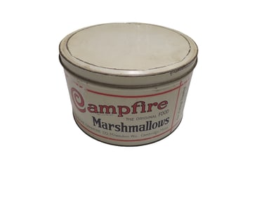 Vintage 1920s Campfire Marshmallows Tin