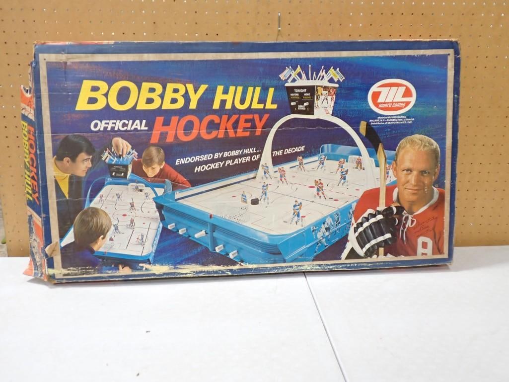 Vintage Bobby Hull Official Hockey Game with original box: Vintage Bobby Hull Official Hockey Game with original box All pictures are considered part of the description and should be examined carefully by bidders. Live Auctioneers is now offering Live Shippin