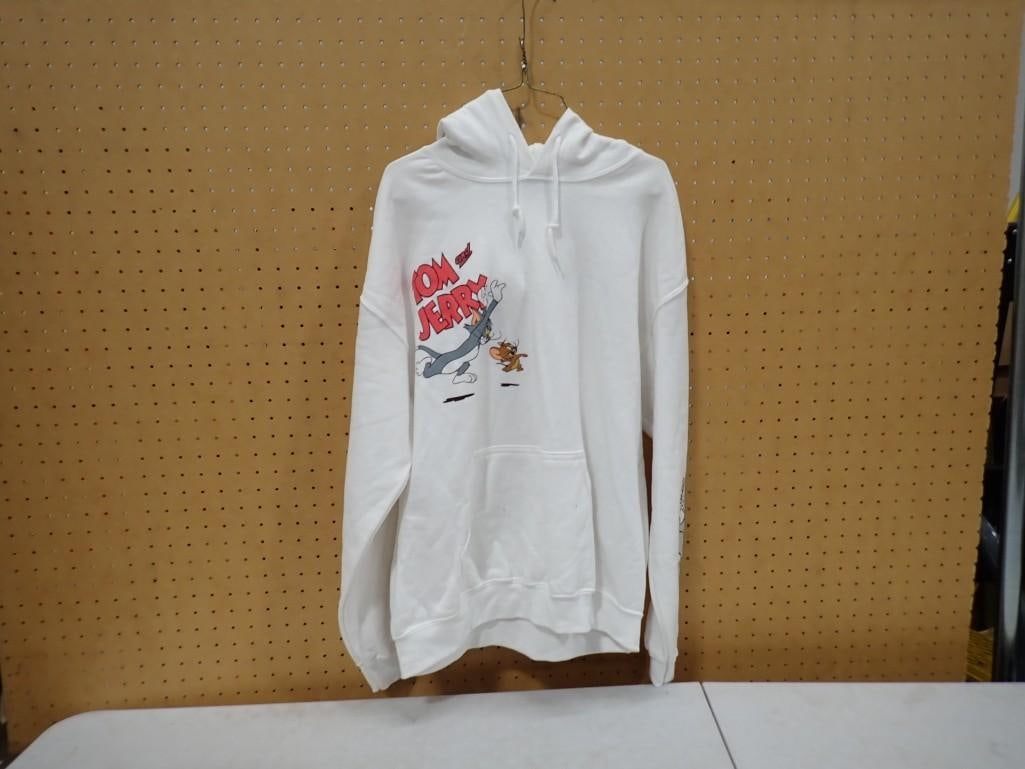 New Tom and Jerry Sweatshirt / Hoodie Size M: New Tom and Jerry Sweatshirt / Hoodie Size M All pictures are considered part of the description and should be examined carefully by bidders. Live Auctioneers is now offering Live Shipping through the