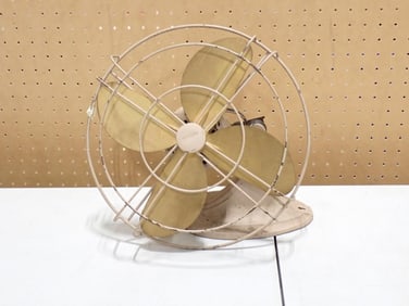 Vintage or antique Desk Fan - plugged in and turns on, but doesn't turn super fast