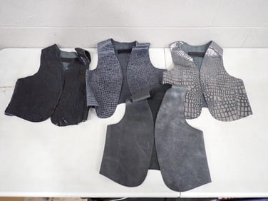 4 Kingsley Leather Vests