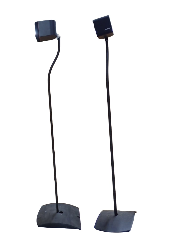 Pair of Bose Mini Cube Speakers on Stands (1 of 13)