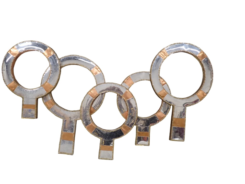 In the Style of Don Friedman or Curtis Jere Mixed Metal Wall Hanging / Sculpture (1 of 6)