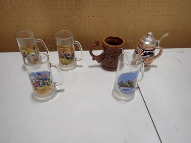 Lot of Mugs and a Beer Stein