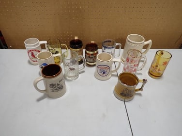 Lot of Mugs incl St. Louis Cardinals, Souvenir Mugs, Vintage, Etc