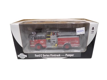 Athearn Die Cast Ford C Series Firetruck Pumper 1:50 Scale New in Box