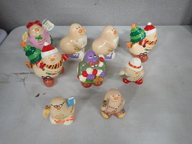 Vtg 1980s Human Beans Figurines