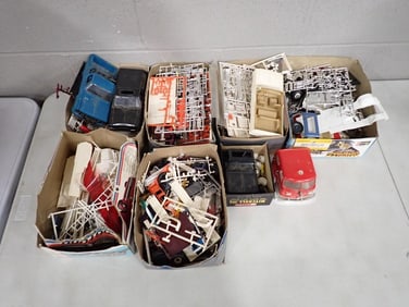 Lot of Pieces for Model Car Kits, Partially Built, etc