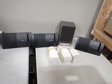 Lot of assorted Bose Speakers including Model 100