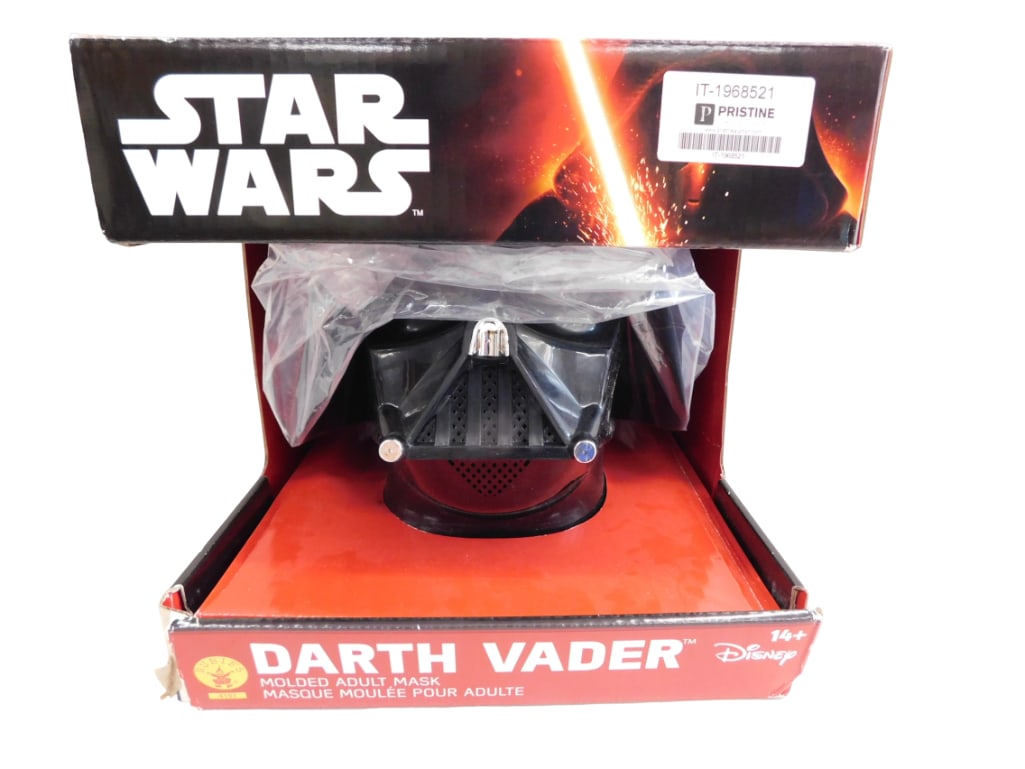 Darth Vader Helmet Signed Spencer Wilding with COA from Pristine Auctions (1 of 9)